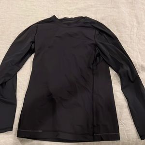 Lululemon Long Sleeve black men’s fitted running shirt